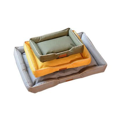 Chew-Proof Dog Bed for Large Breeds - Heavy-Duty Oxford Fabric, Waterproof & Non-Slip Mat, Durable Indoor/Outdoor Cushion