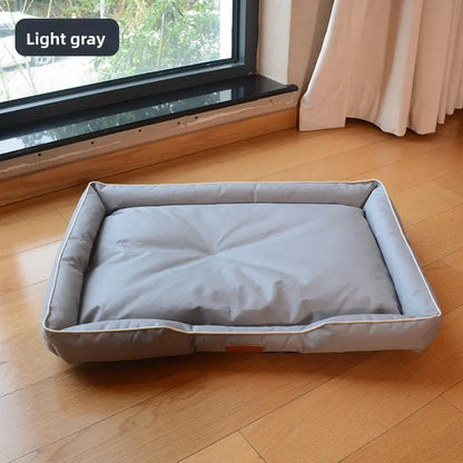 Chew-Proof Dog Bed for Large Breeds - Heavy-Duty Oxford Fabric, Waterproof & Non-Slip Mat, Durable Indoor/Outdoor Cushion