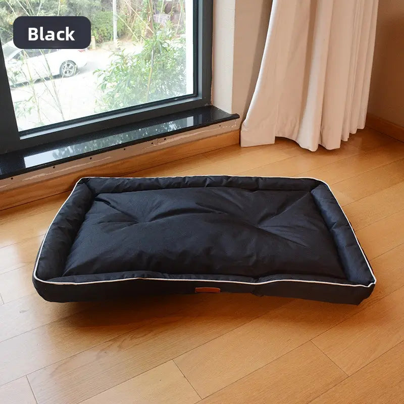 Chew-Proof Dog Bed for Large Breeds - Heavy-Duty Oxford Fabric, Waterproof & Non-Slip Mat, Durable Indoor/Outdoor Cushion