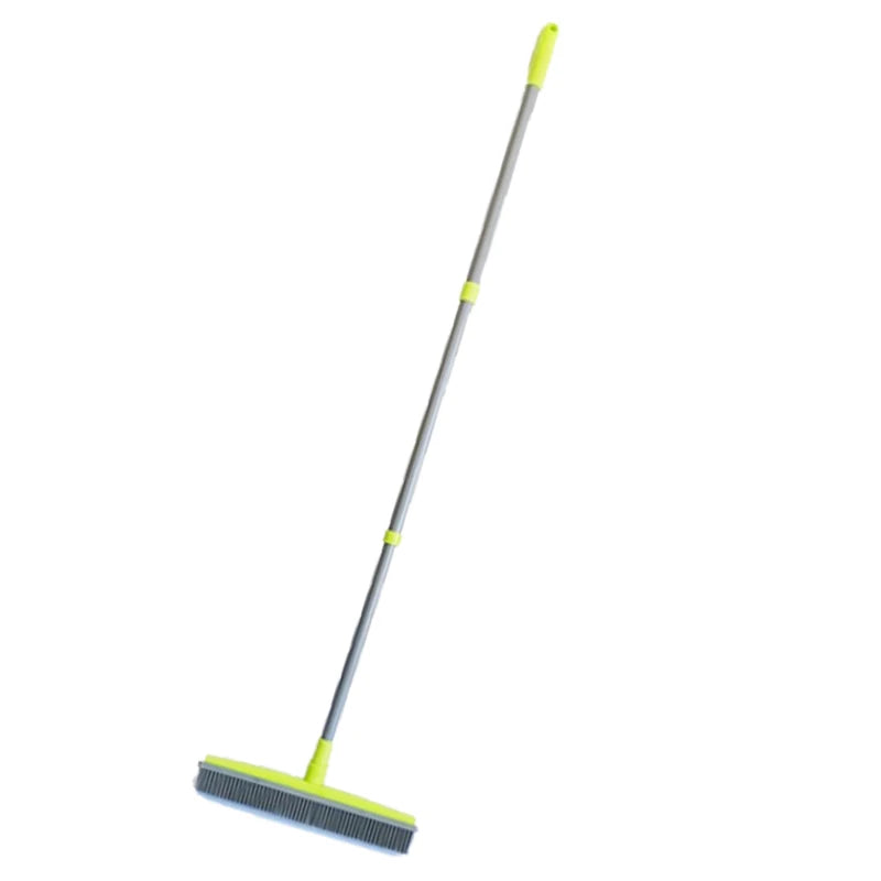 Multifunctional Telescopic Broom Magic Rubber Besom Cleaner Pet Hair Removal Brush Home Floor Dust Mop & Carpet Sweeper