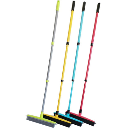 Multifunctional Telescopic Broom Magic Rubber Besom Cleaner Pet Hair Removal Brush Home Floor Dust Mop & Carpet Sweeper