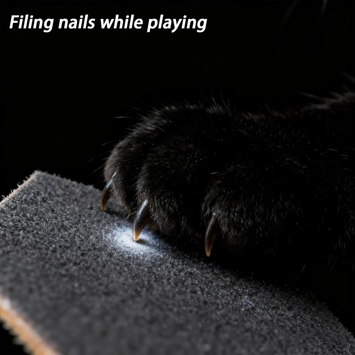 GENERIC Natural Wood Textured Cat Scratch Puzzle Toy Enrichment Box - Solid Wood Scratching Post Alternative with Nail File for Claw & Paw Care, Indoor Cats (Brown), Scratcher