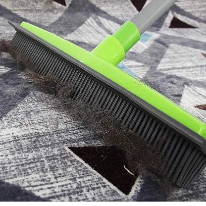 Multifunctional Telescopic Broom Magic Rubber Besom Cleaner Pet Hair Removal Brush Home Floor Dust Mop & Carpet Sweeper
